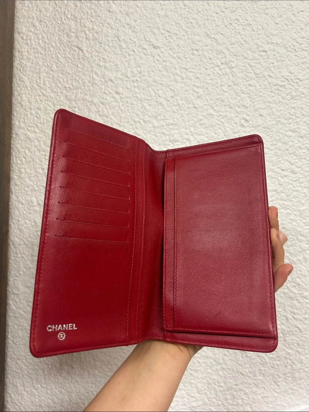 CHANEL authentic red